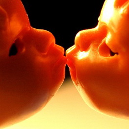 Kissing Nieuwjaarszoenen